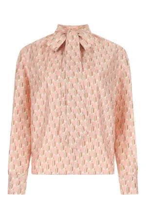 Lanvin 3D JL Motif Printed Shirt