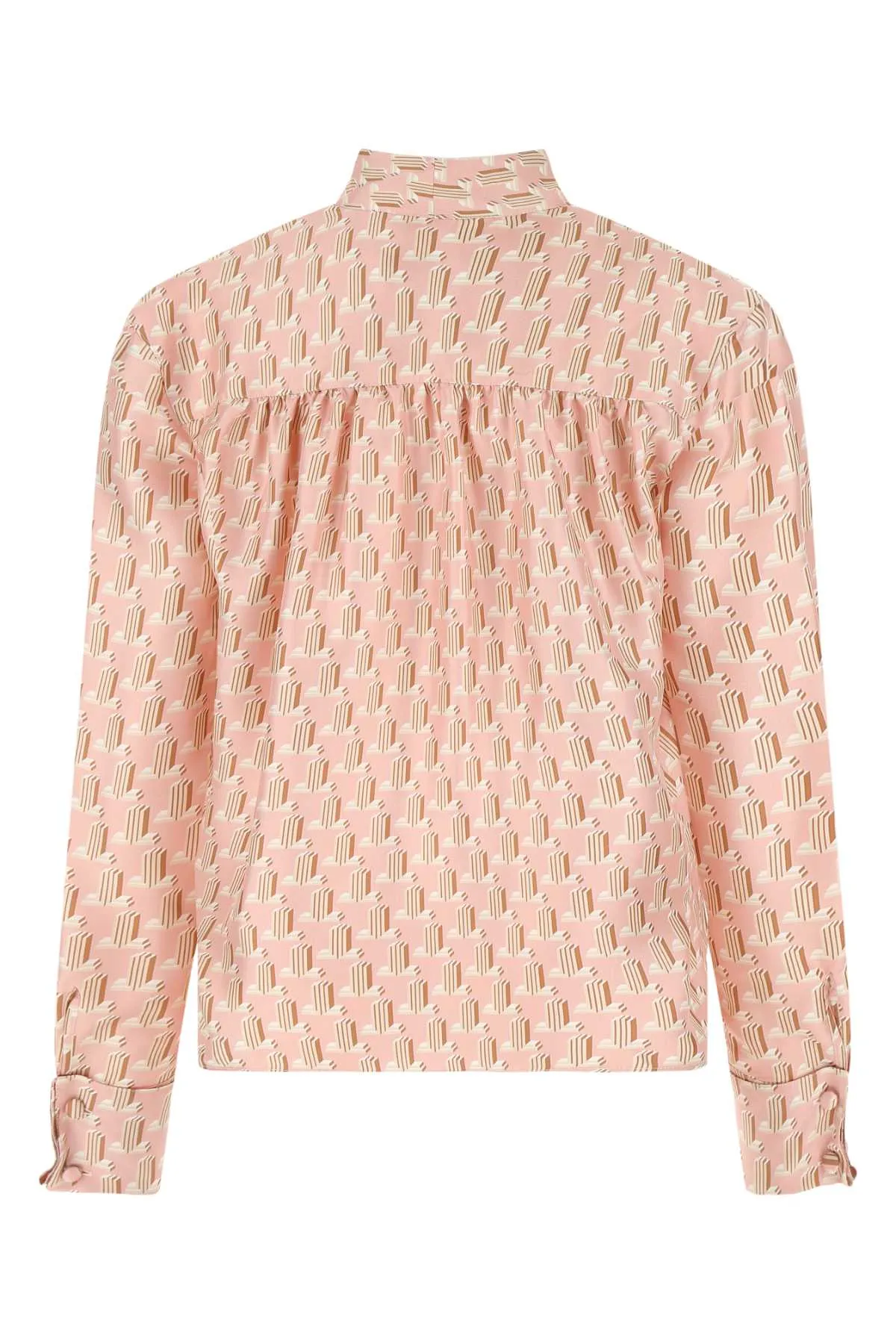 Lanvin 3D JL Motif Printed Shirt