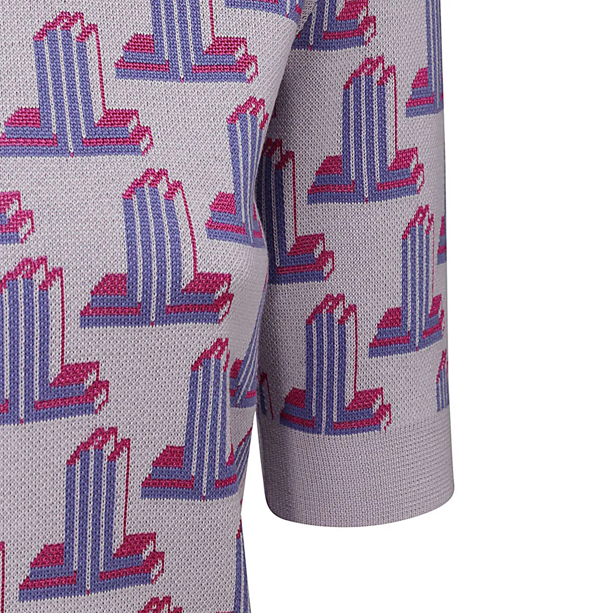 Lanvin Geometric Patterned Knitted Top