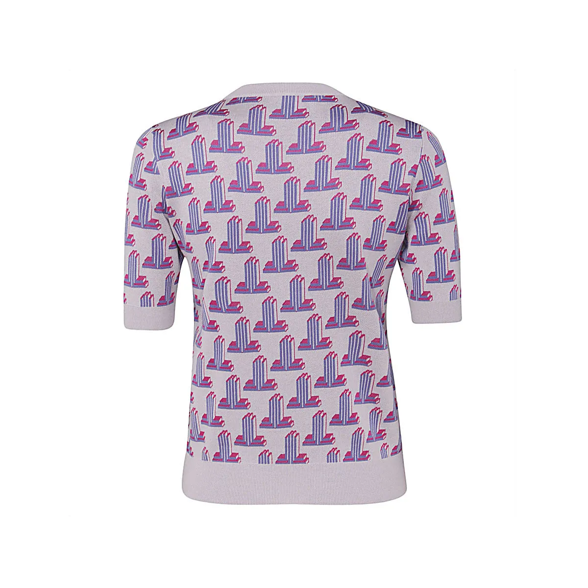 Lanvin Geometric Patterned Knitted Top