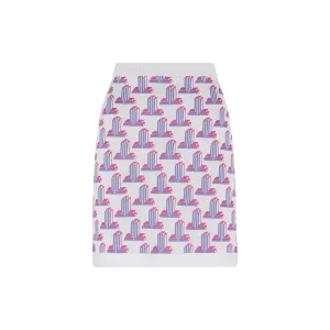 Lanvin Geometric Printed Mini Skirt