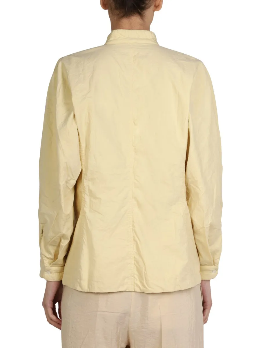 Lemaire Buttoned Straight Hem Shirt