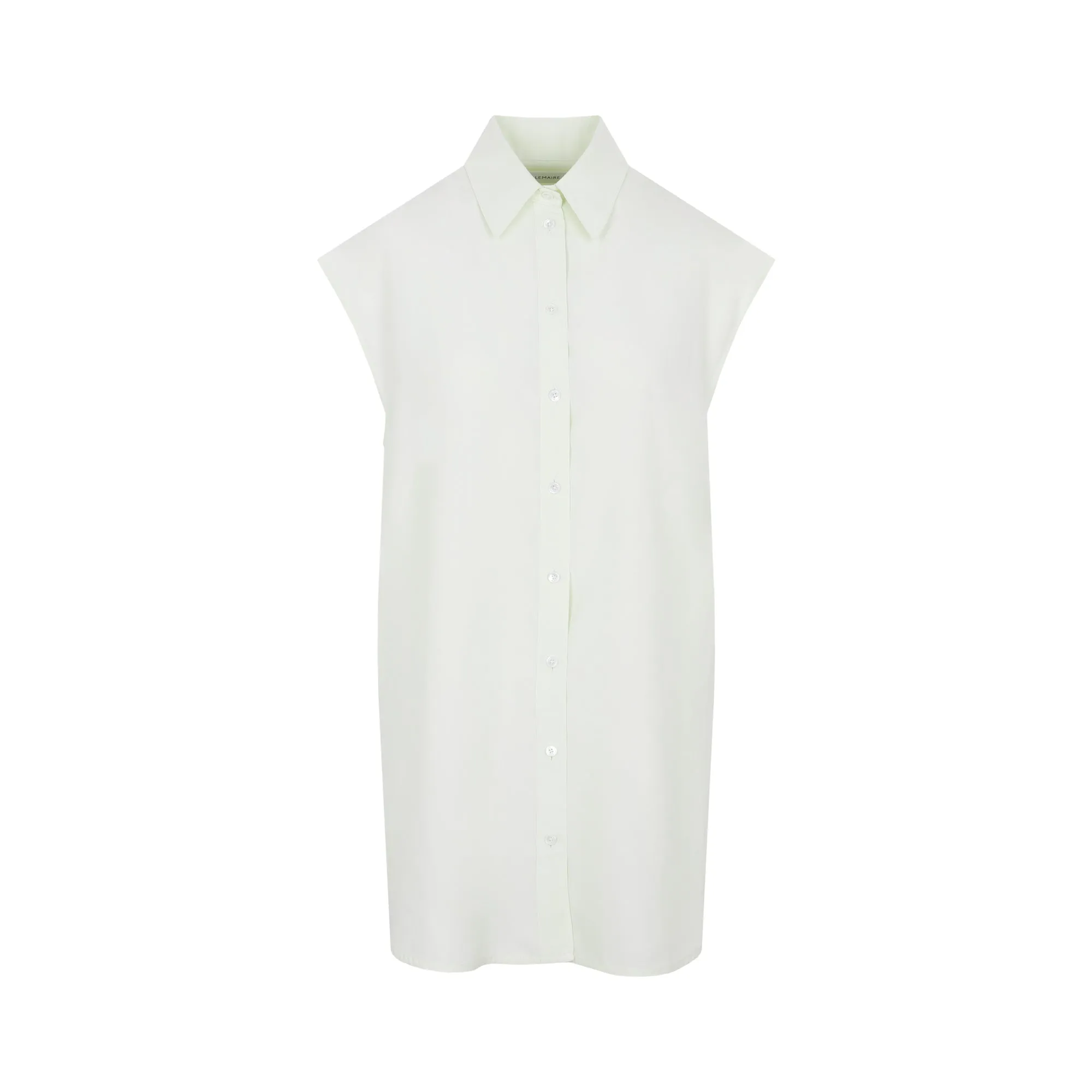 Lemaire Cap-Sleeved Curved Hem Shirt