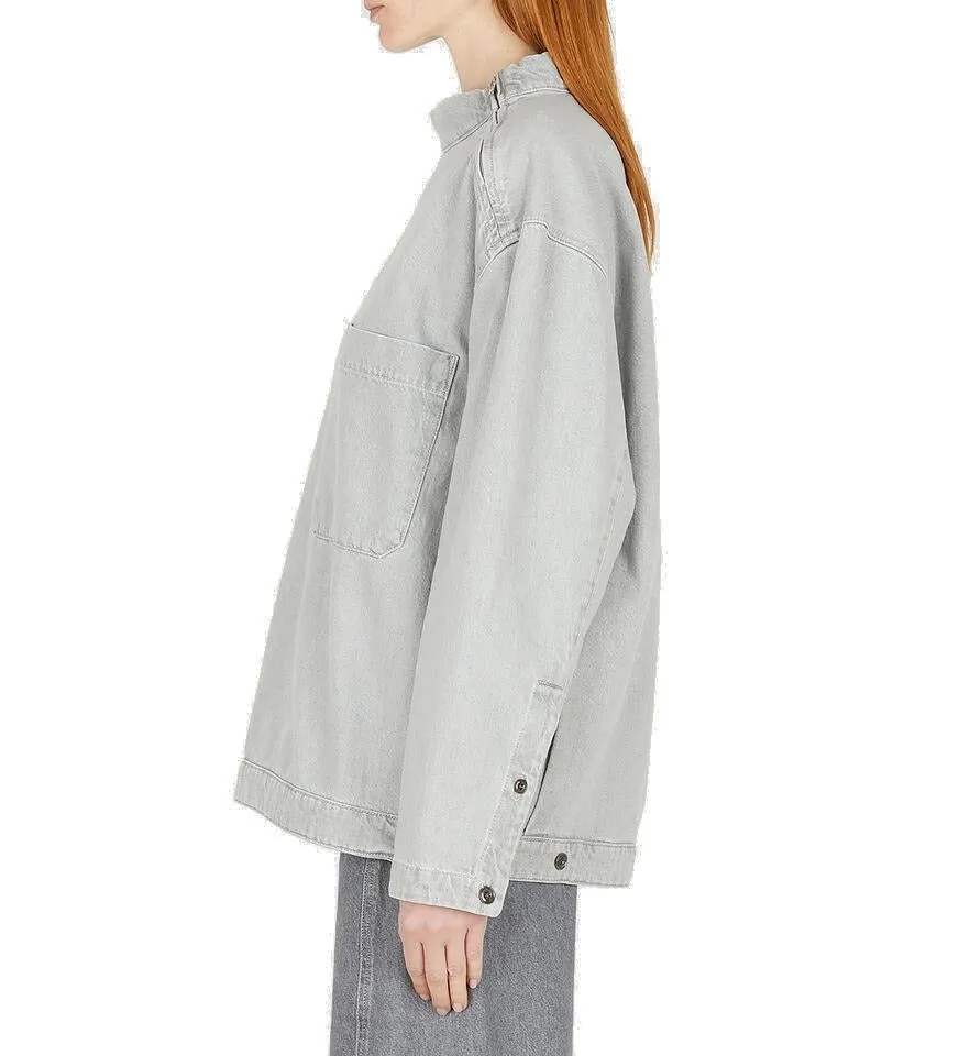 Lemaire Crewneck Denim Shirt