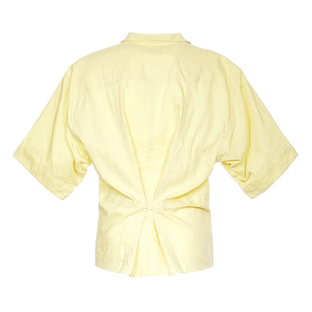 Lemaire Short Sleeved Buttoned Convertible Shirt