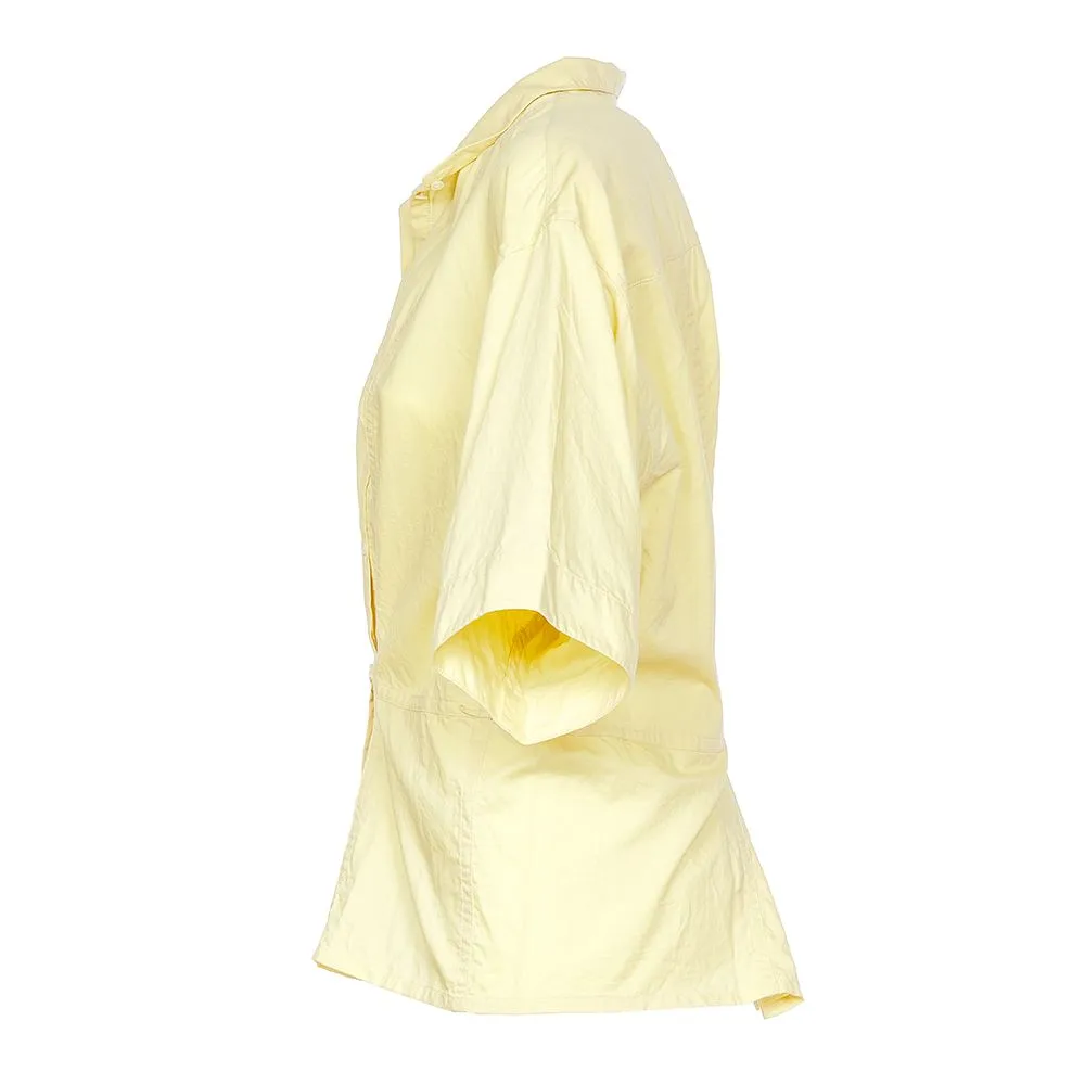 Lemaire Short Sleeved Buttoned Convertible Shirt