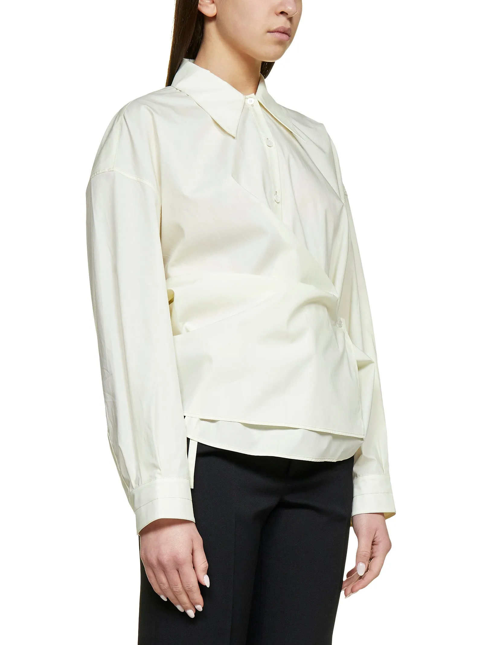 Lemaire Wrap Buttoned Shirt