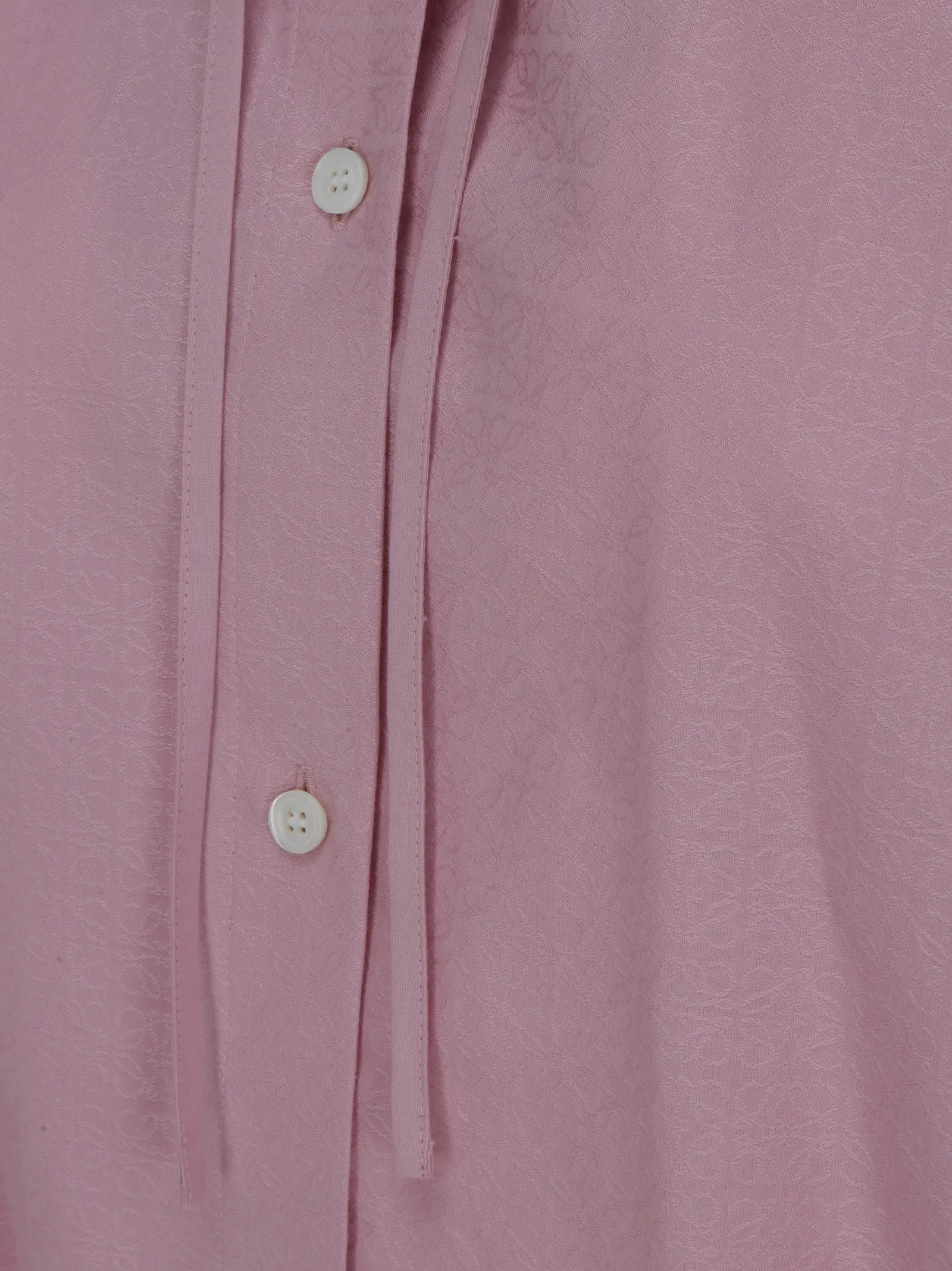 Loewe Anagram Drawstring Hooded Shirt
