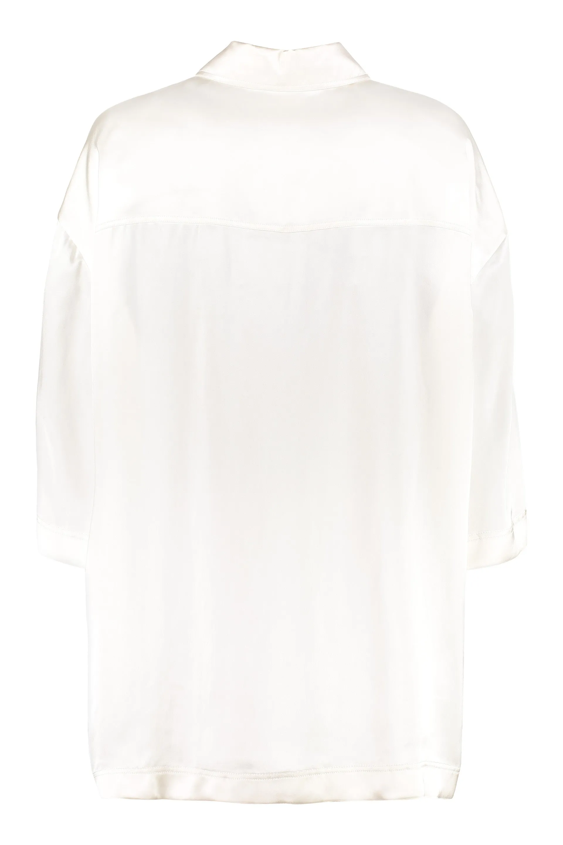 Loewe Oversized Satin Polo Shirt