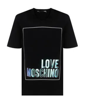 Love Moschino Logo Printed T-Shirt