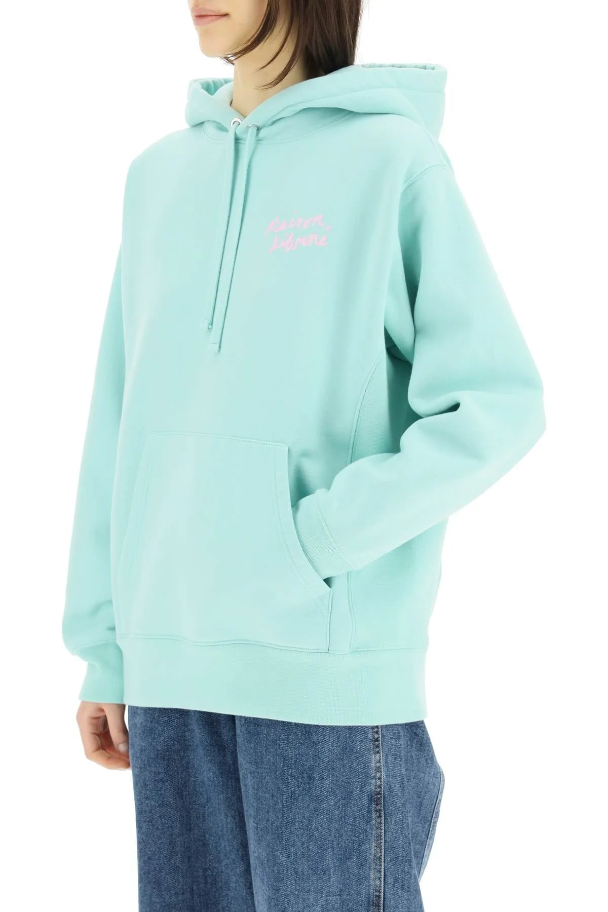 Maison Kitsun Mini Handwriting Relaxed Hoodie