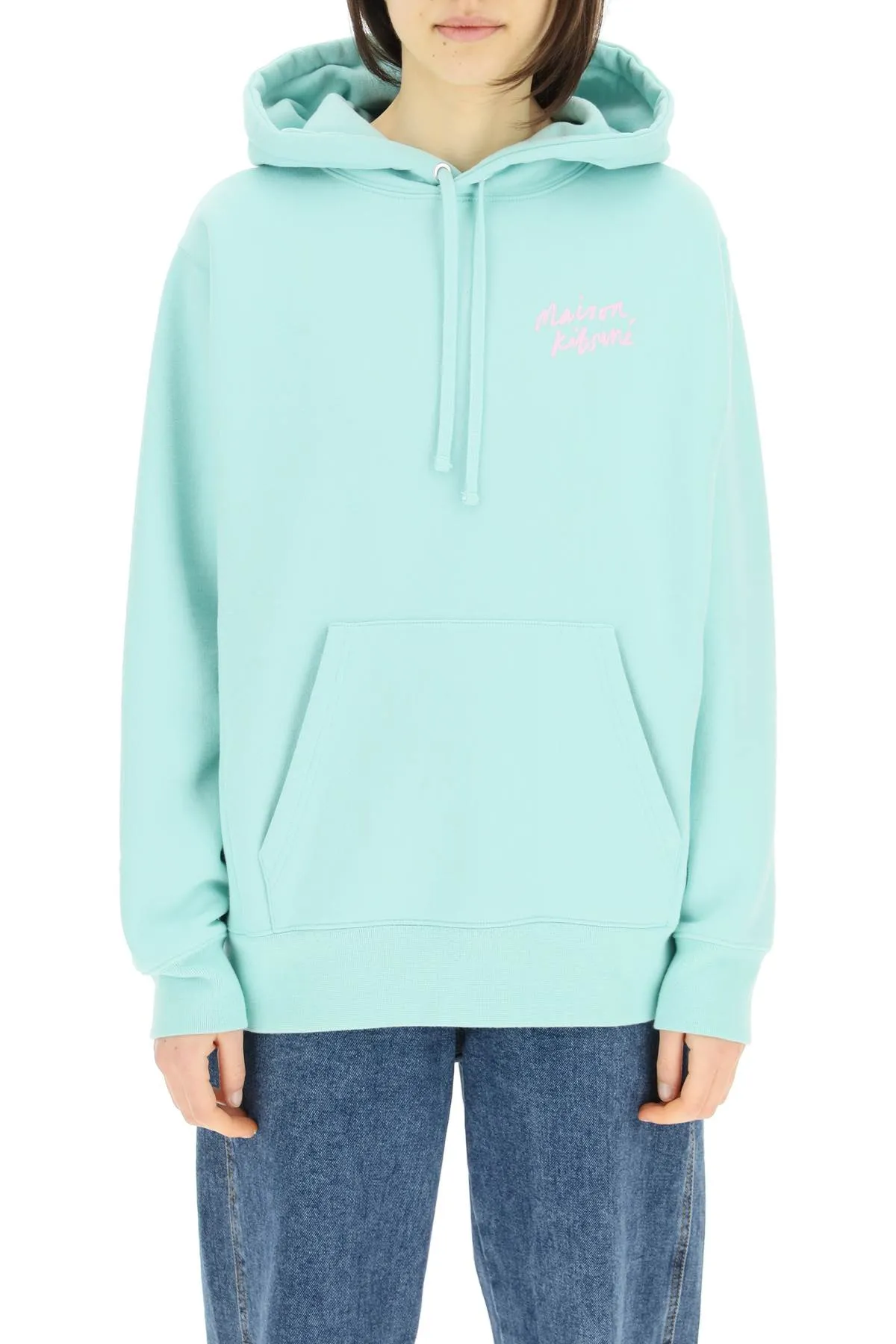 Maison Kitsun Mini Handwriting Relaxed Hoodie