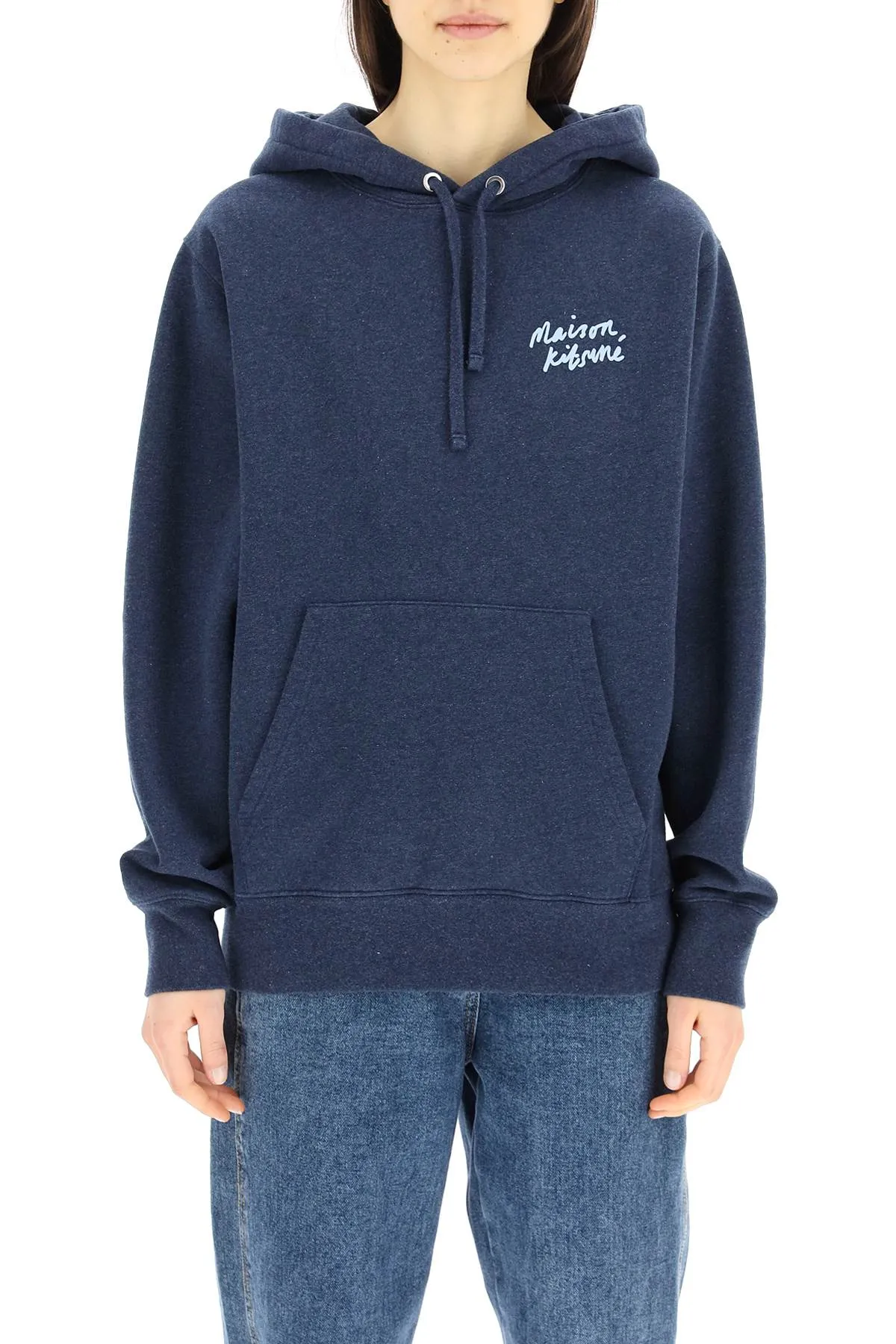 Maison Kitsun Mini Handwriting Relaxed Hoodie