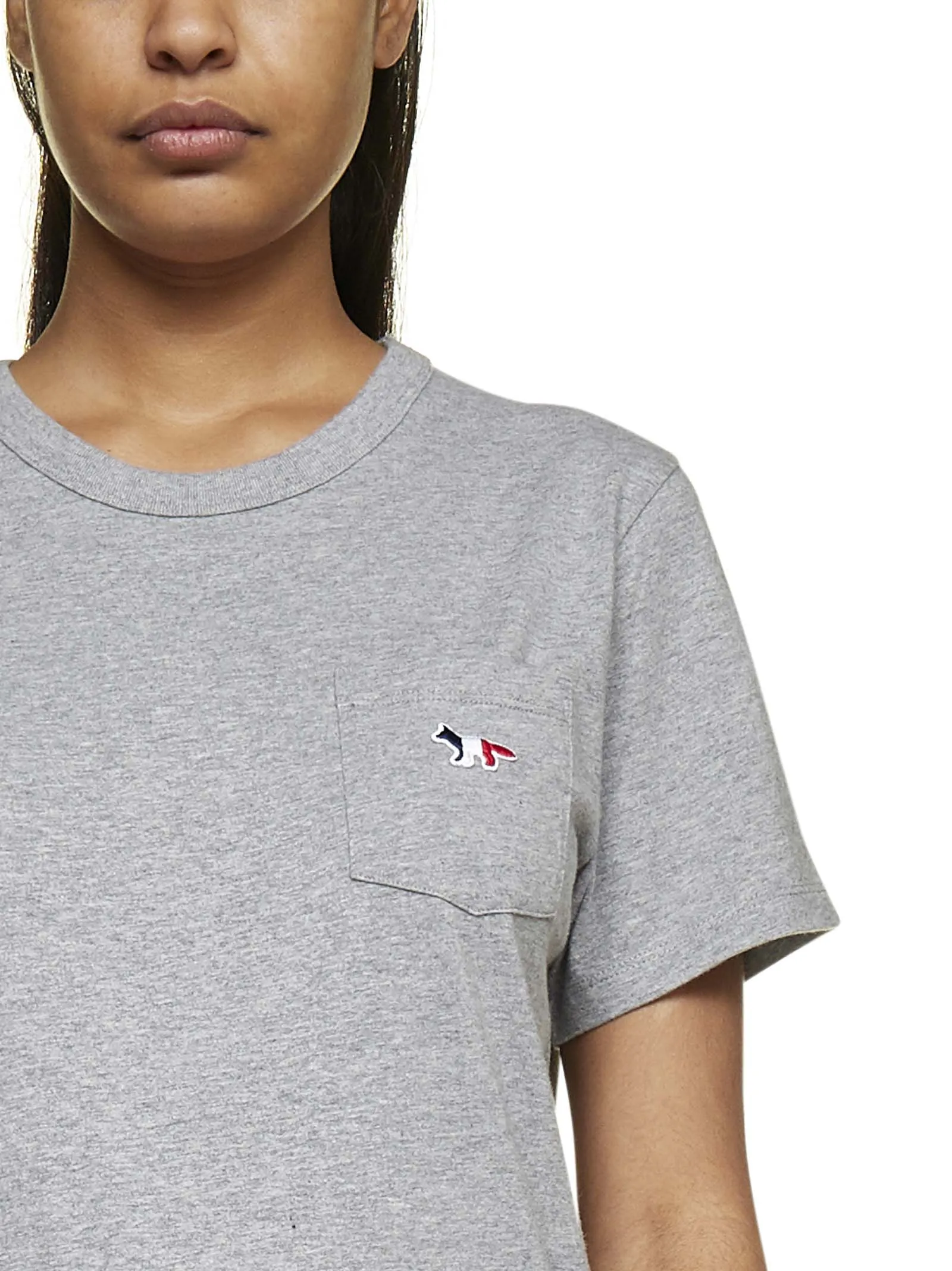 Maison Kitsun Tricolor Fox Patch T-Shirt