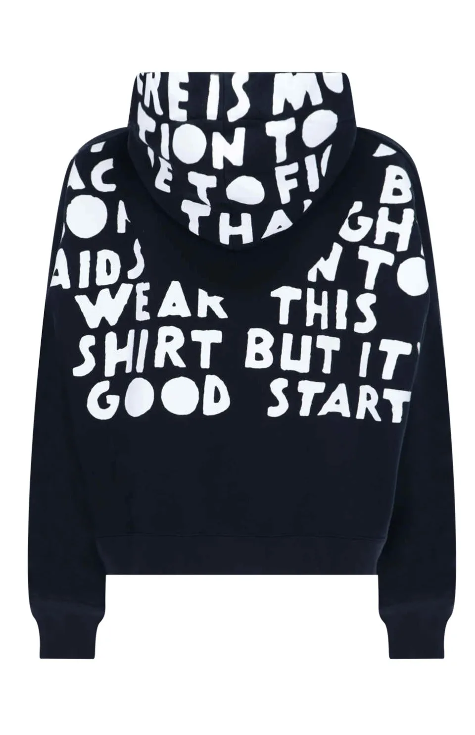 Maison Margiela Logo Print Drawstring Hoodie