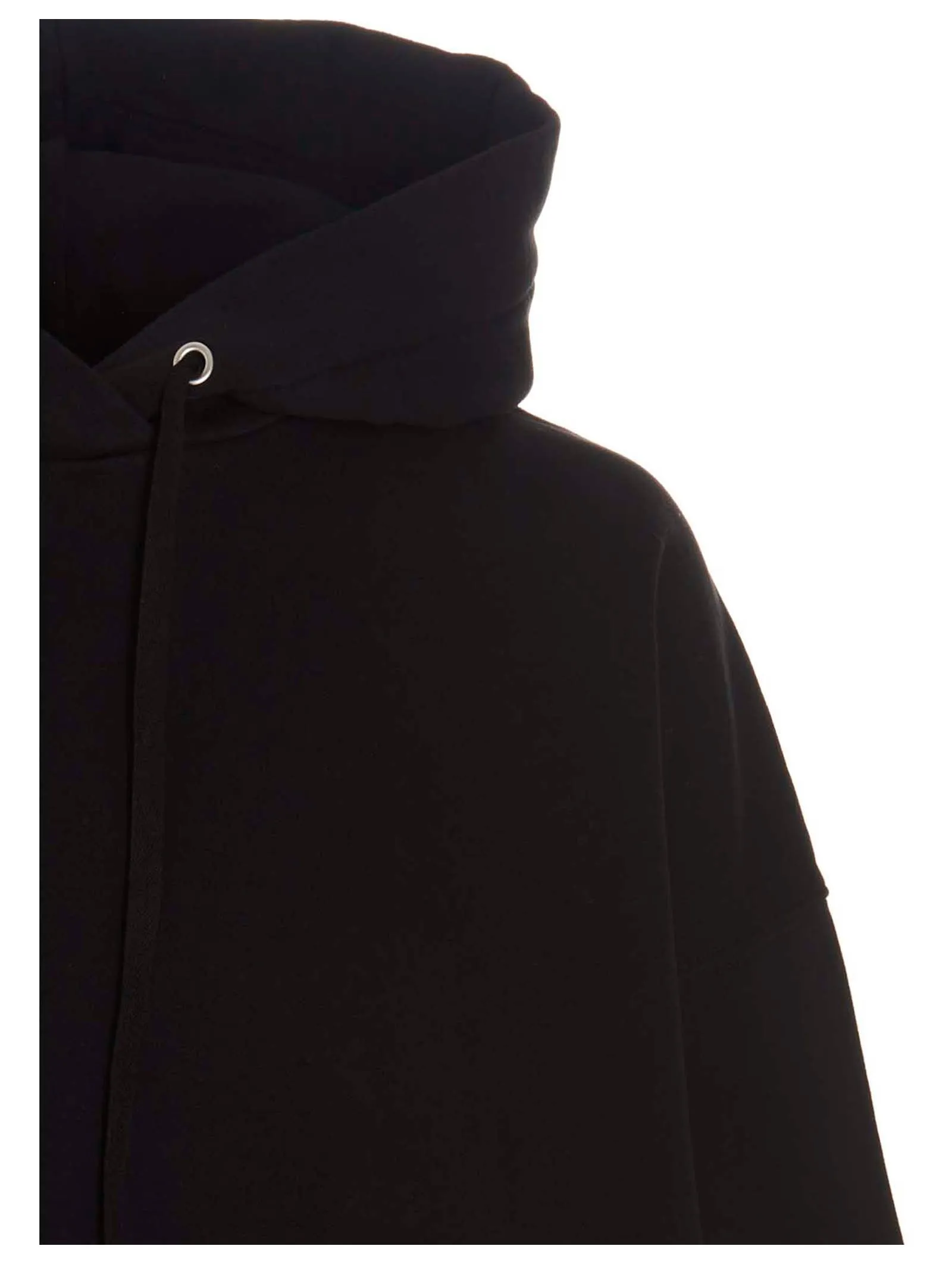 Maison Margiela Logo Print Drawstring Hoodie