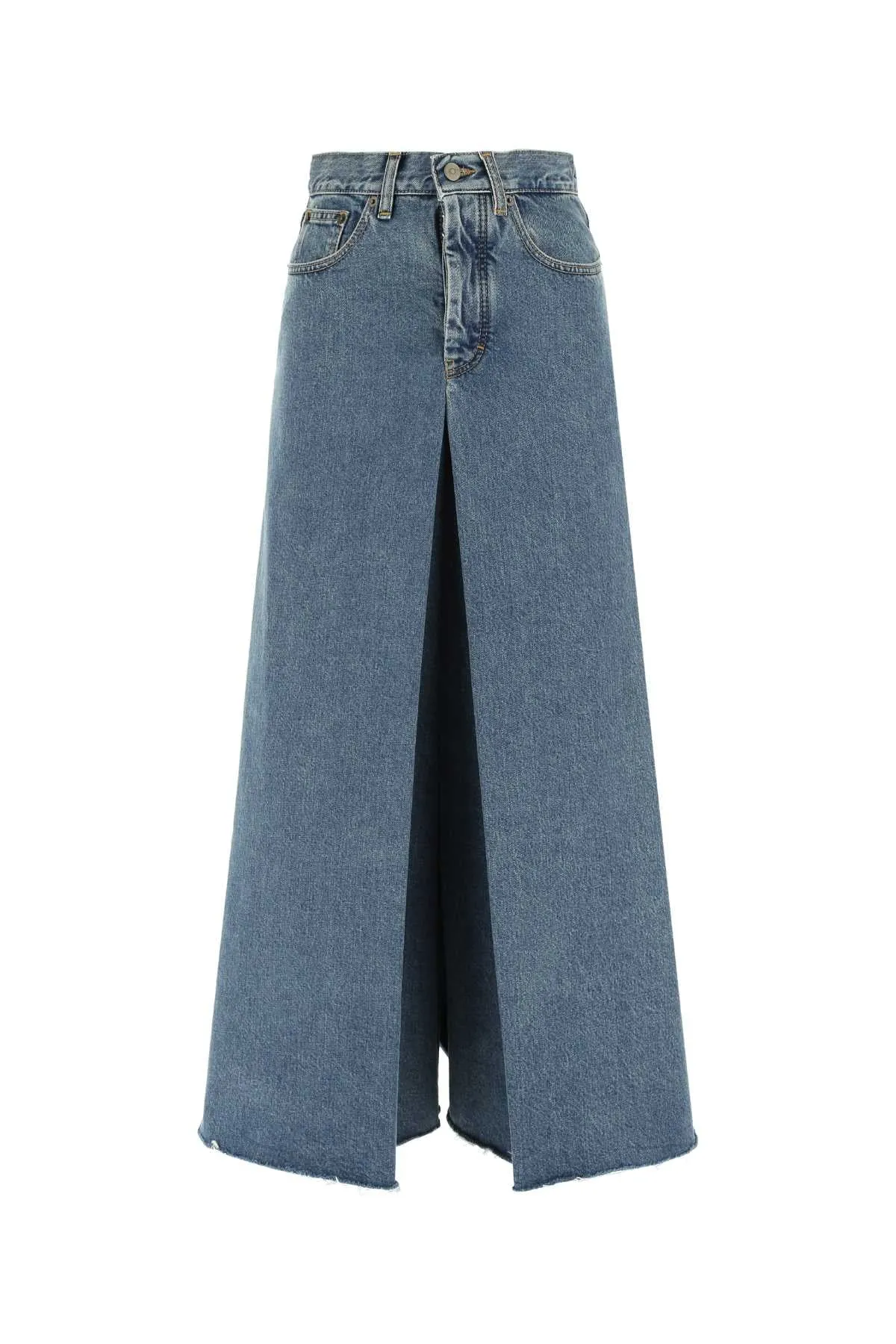 Maison Margiela Pleated Denim Skirt