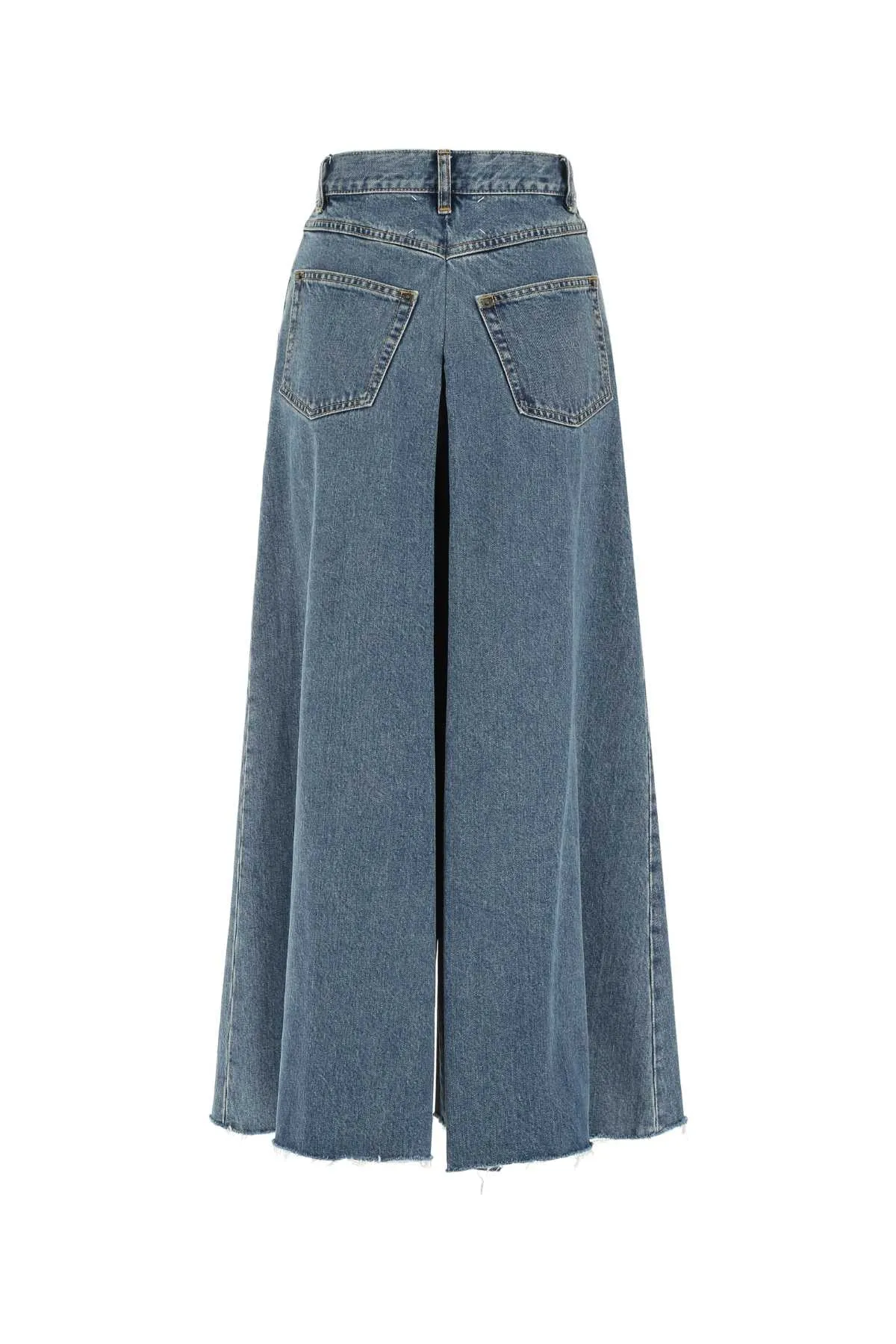 Maison Margiela Pleated Denim Skirt