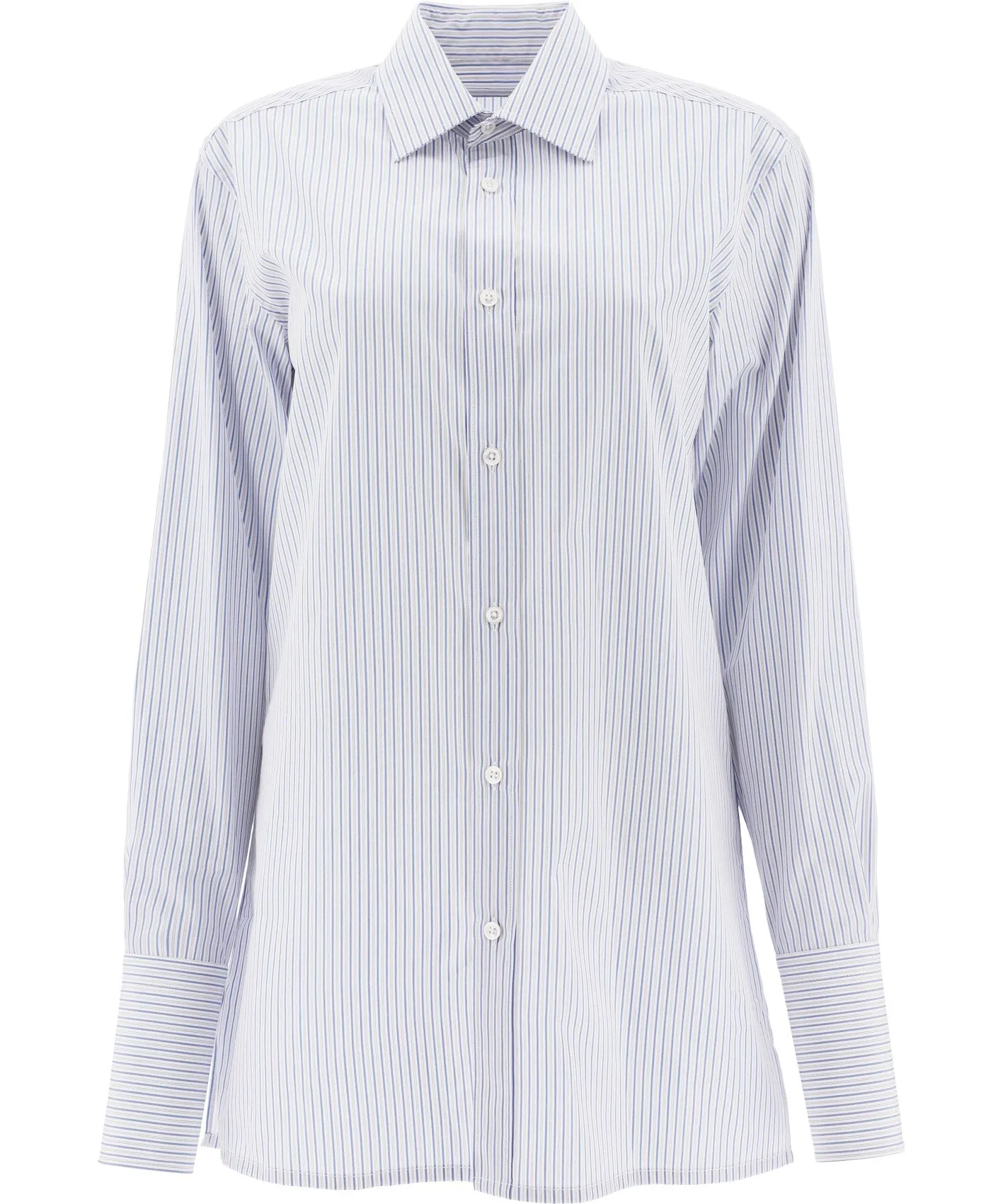 Maison Margiela Striped Long-Sleeve Shirt