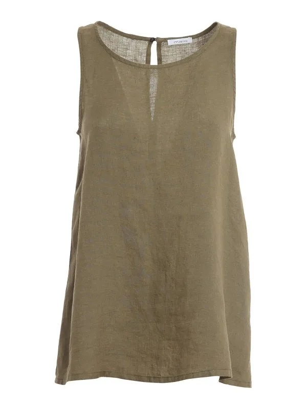 Malo Crewneck Sleeveless Top