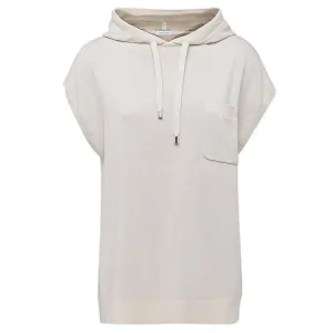 Malo Knitted Drawstring Hoodie