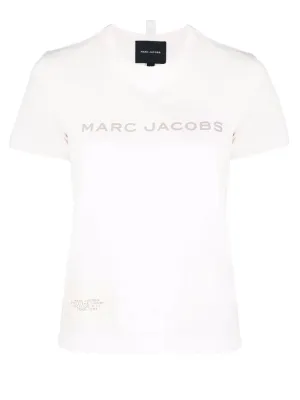 Marc Jacobs Logo Print Crewneck T-Shirt
