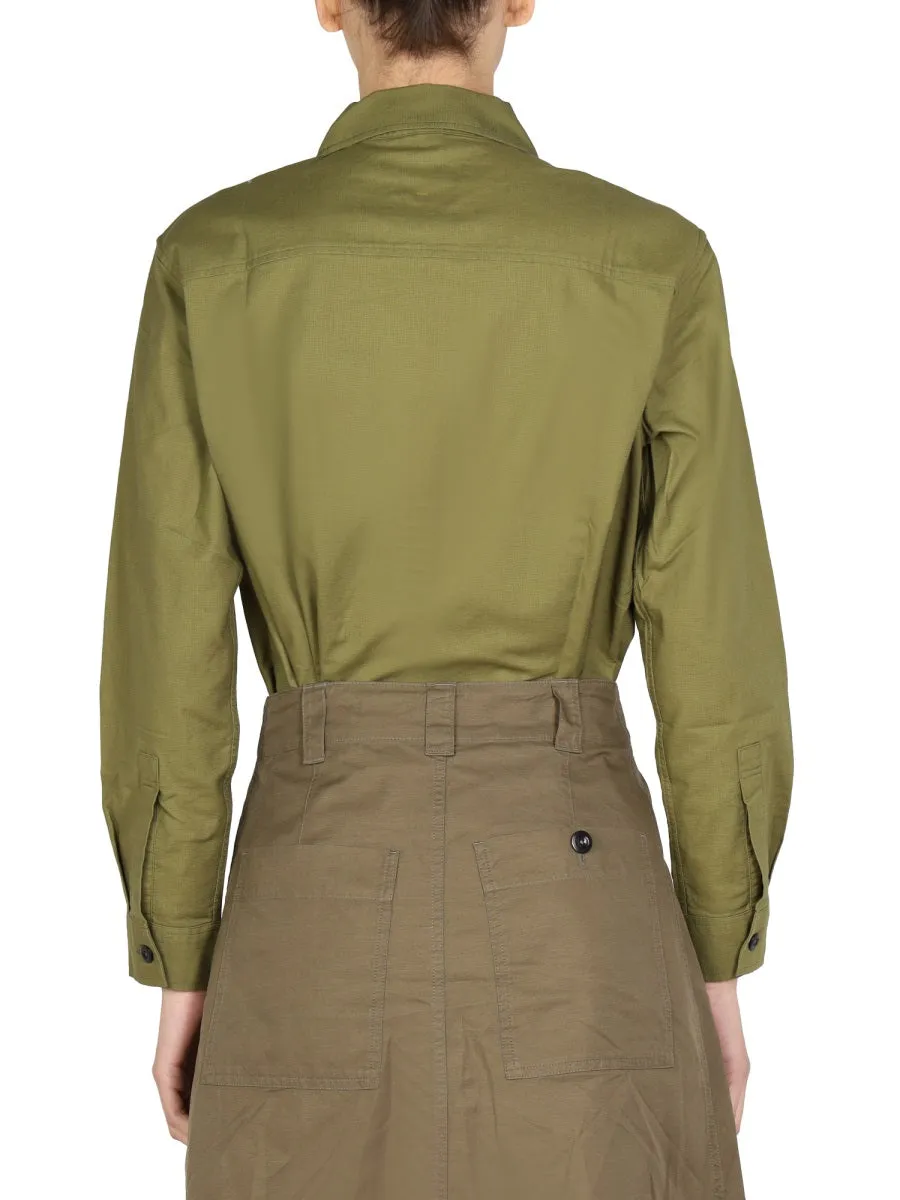 Margaret Howell Buttoned Long-Sleeved Shirt
