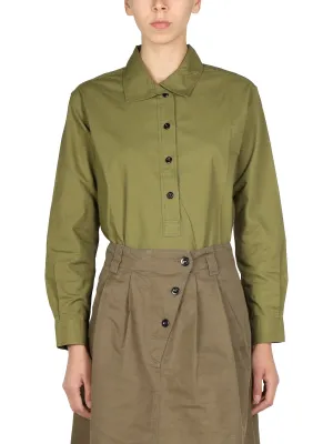 Margaret Howell Buttoned Long-Sleeved Shirt