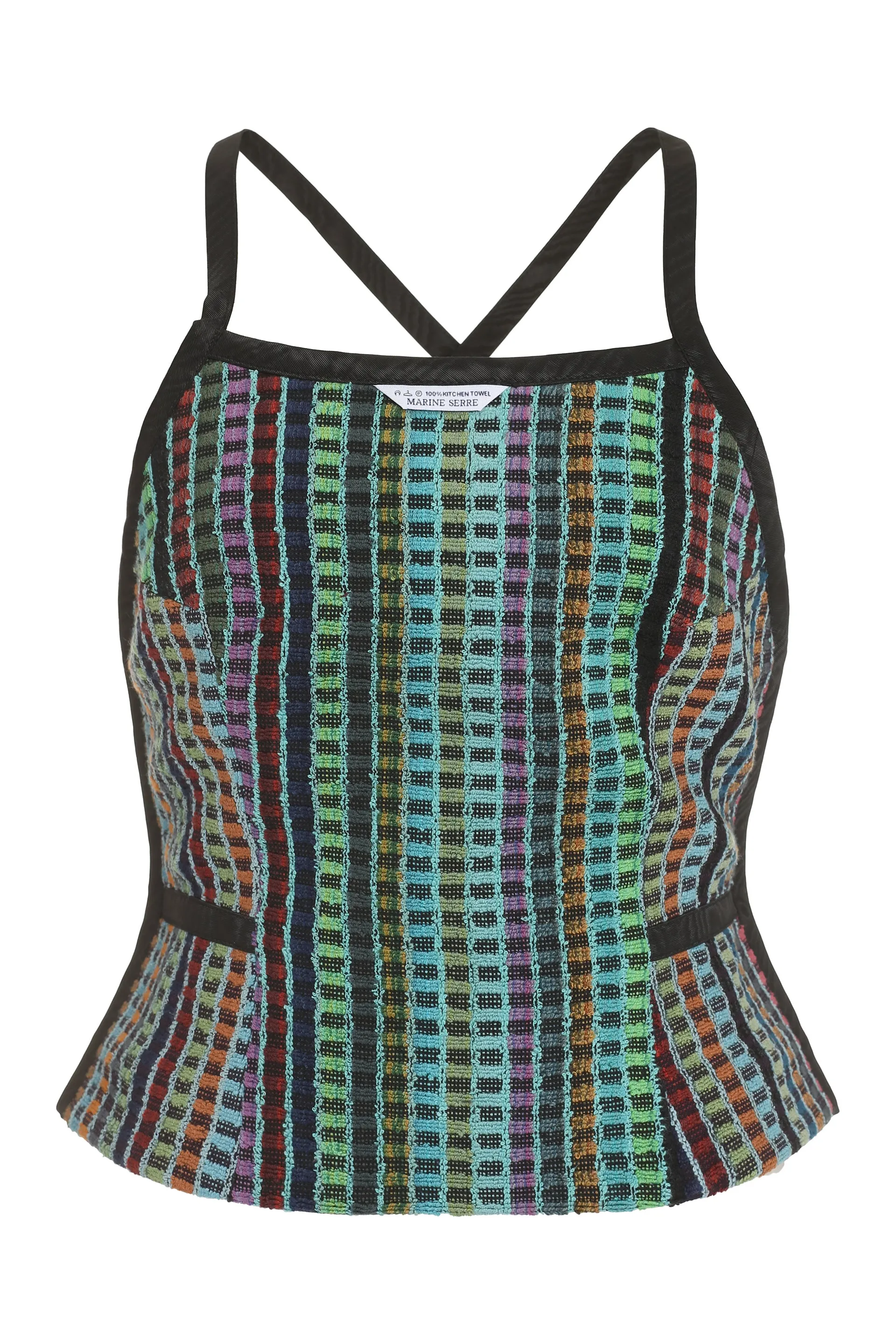 Marine Serre Backless Tank Top