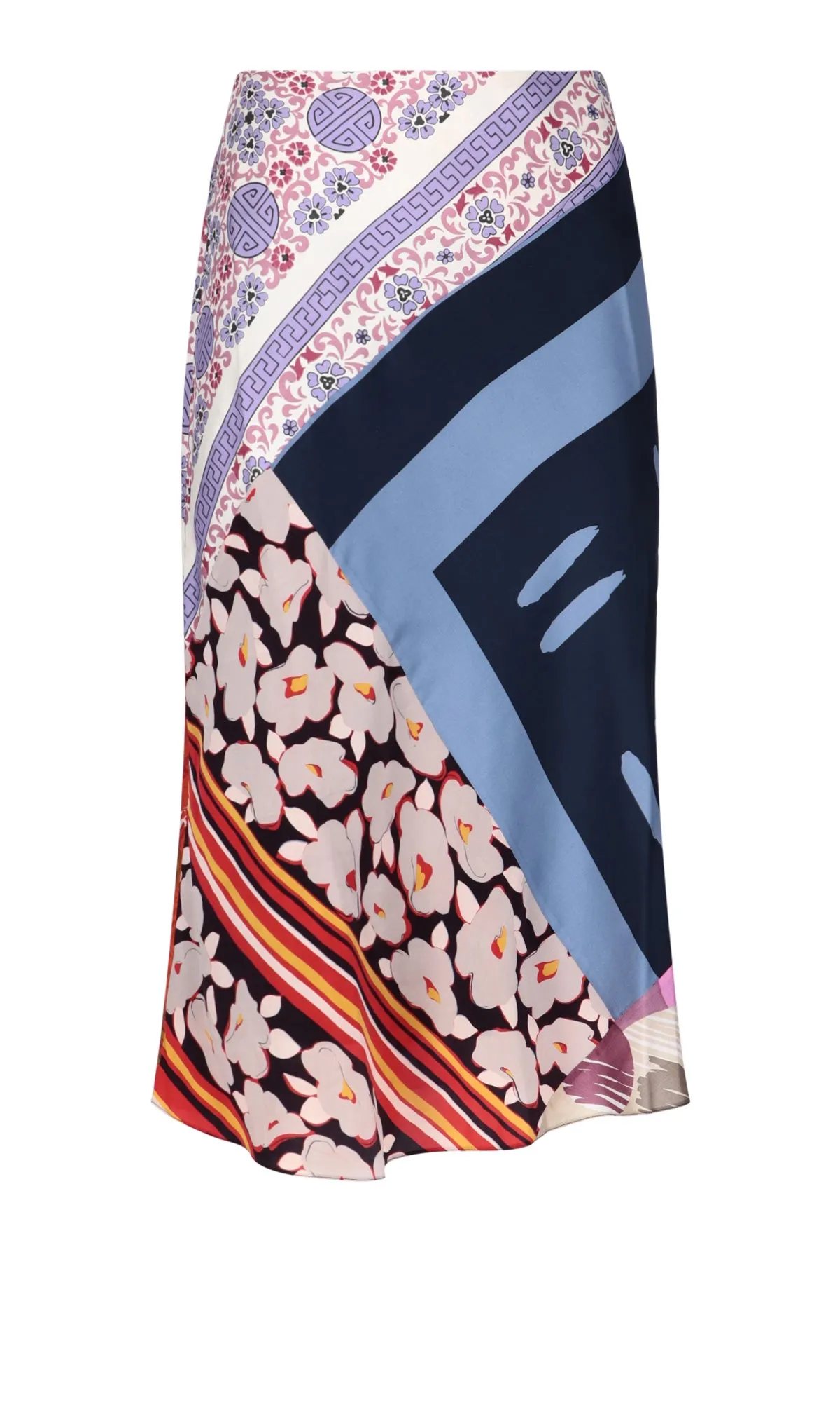 Marine Serre Printed Midi Skirt