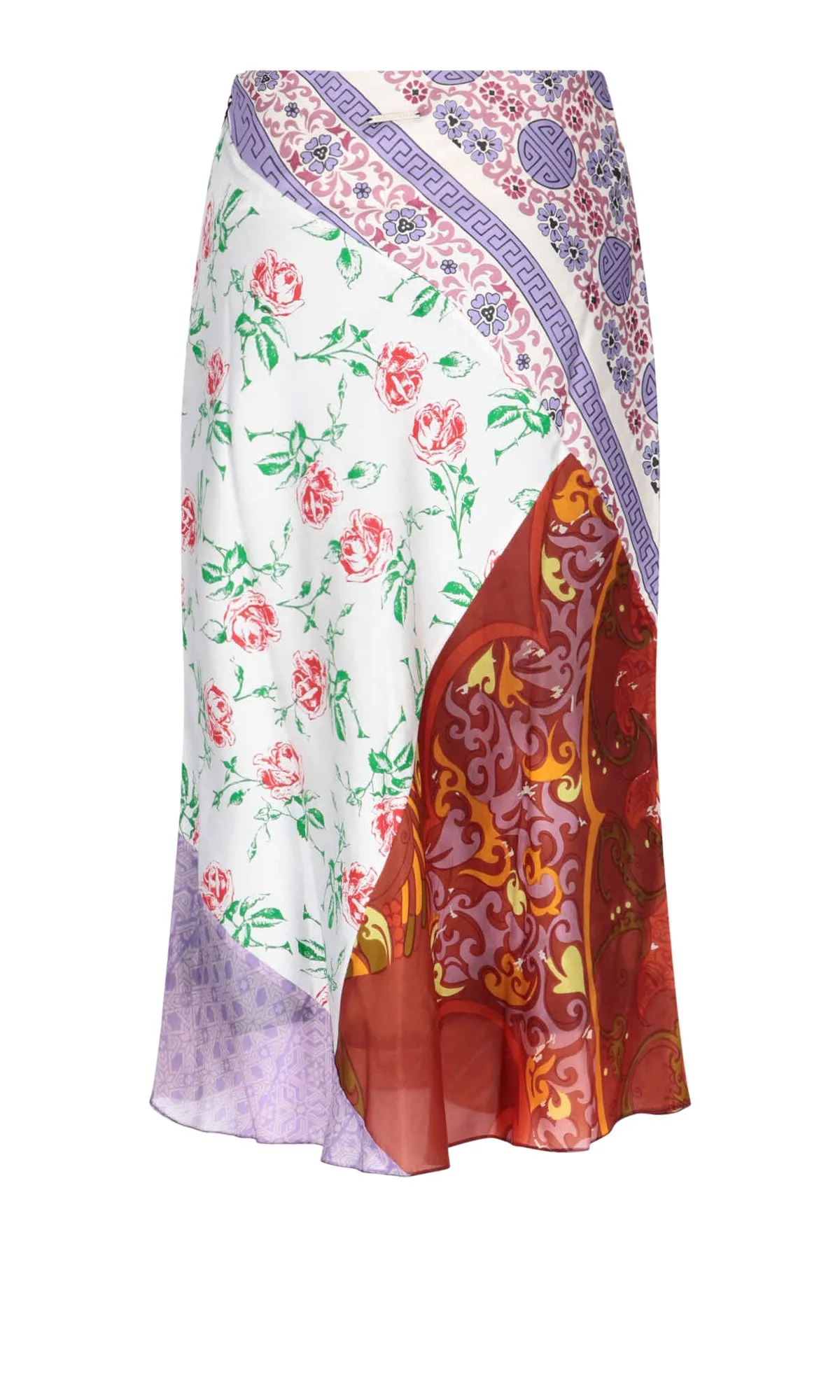 Marine Serre Printed Midi Skirt