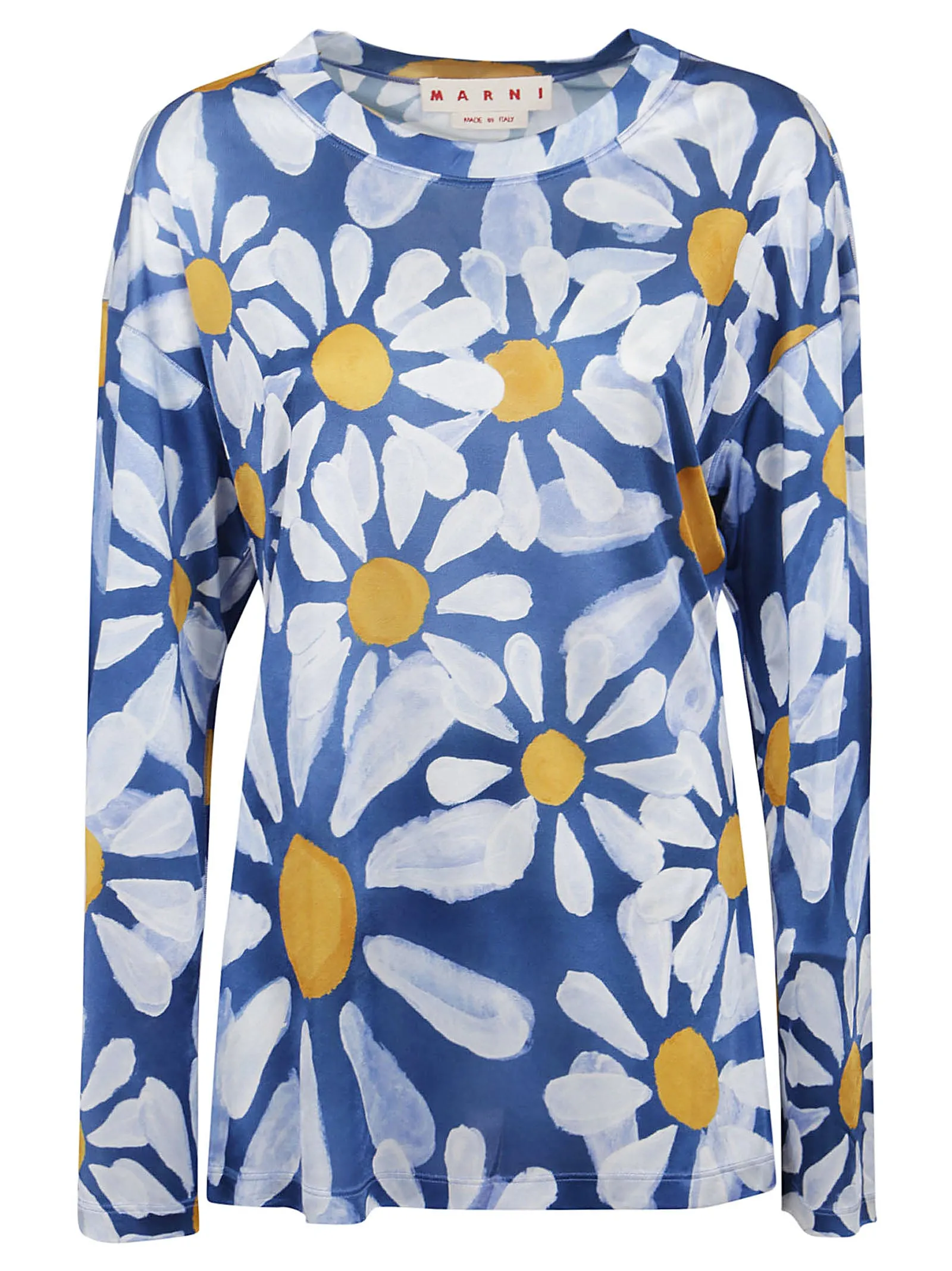 Marni Allover Floral Print Top