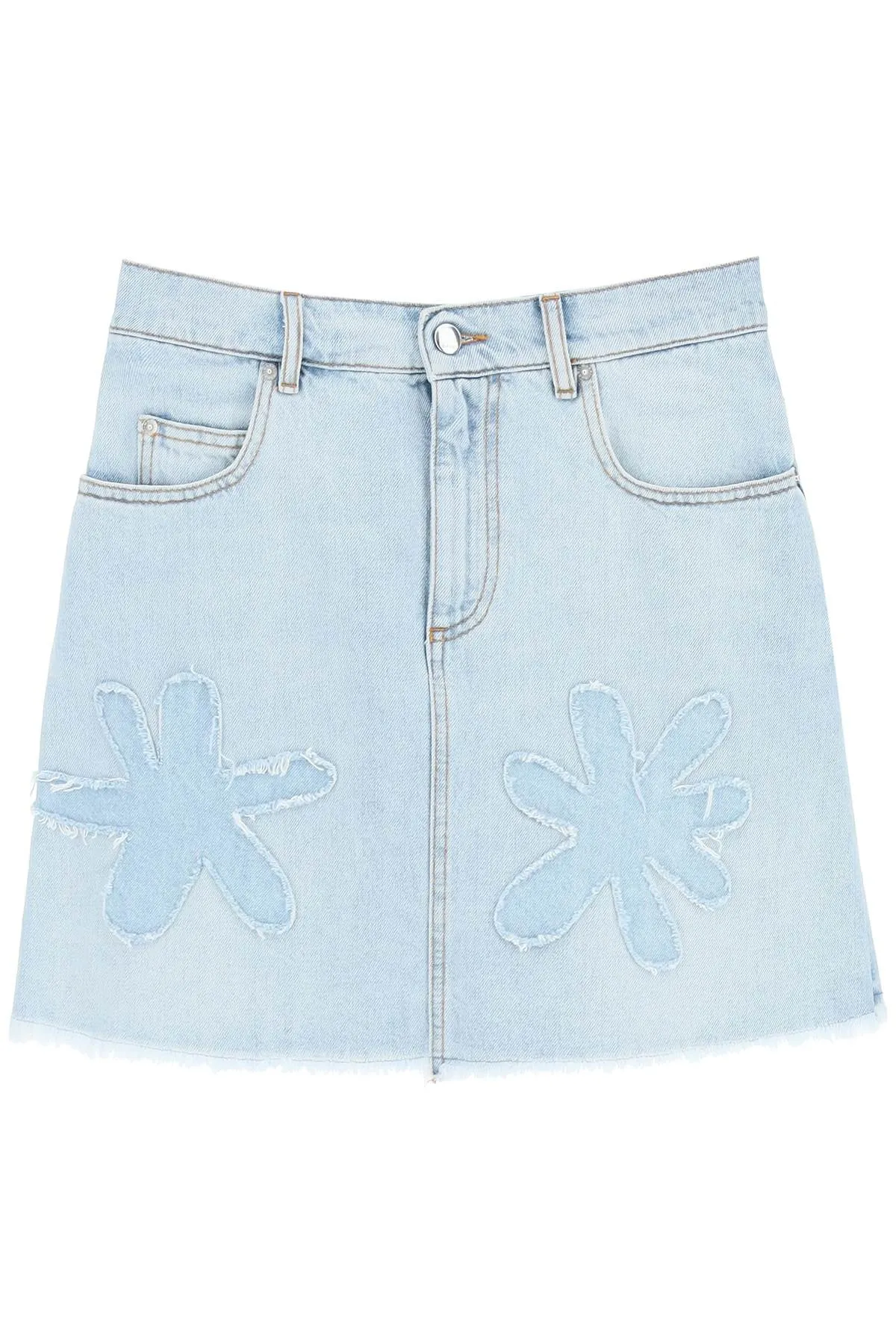 Marni Daisy Denim Mini Skirt