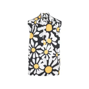 Marni Daisy Printed Poplin Top