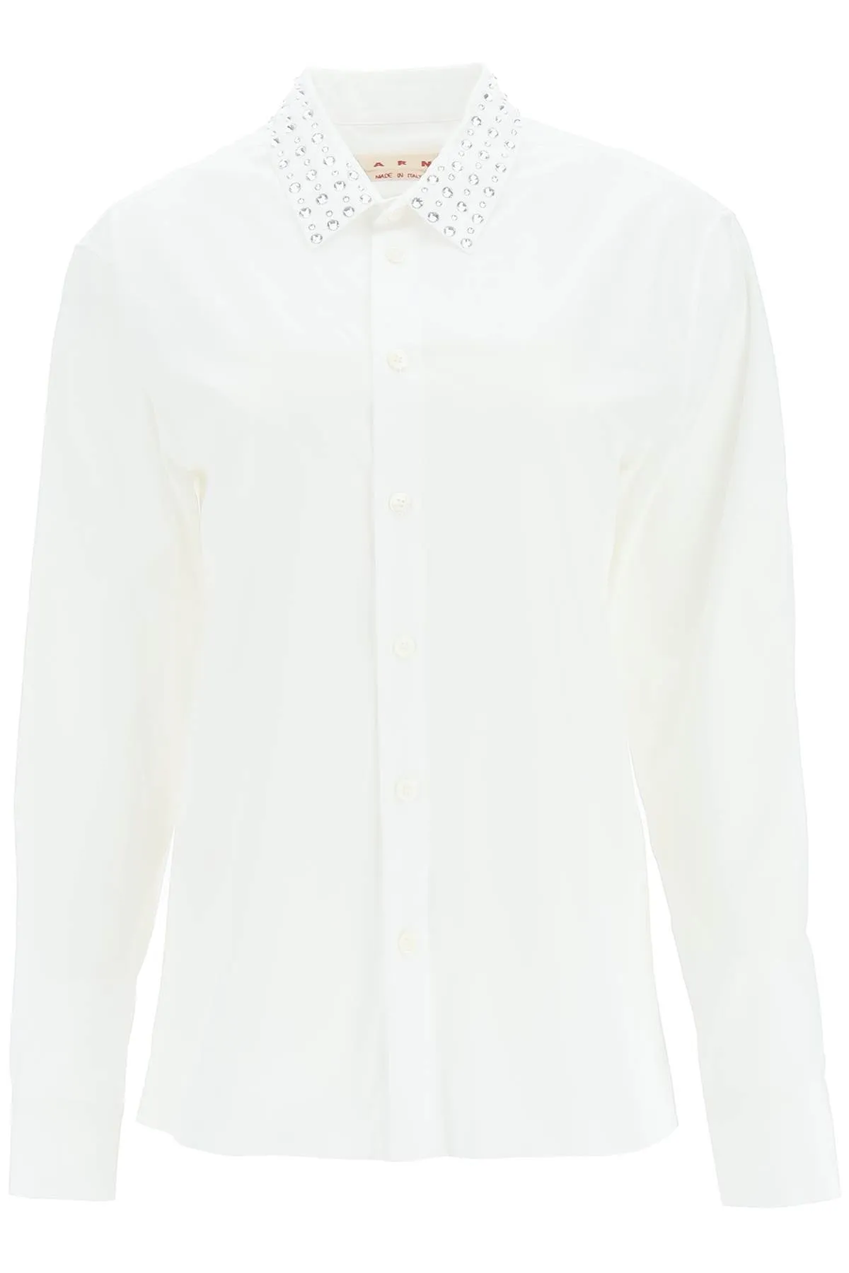 Marni Embellished Long-Sleeved Shirt