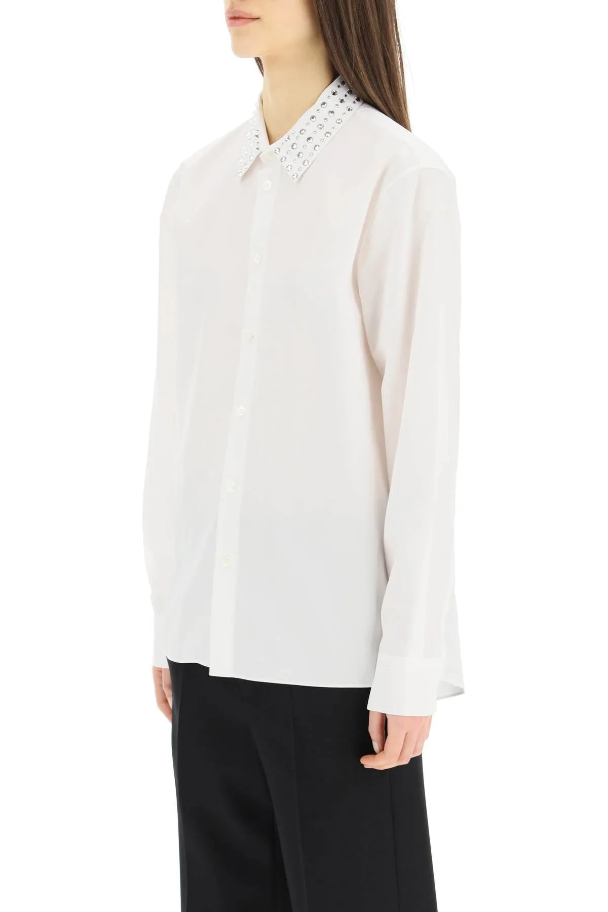 Marni Embellished Long-Sleeved Shirt