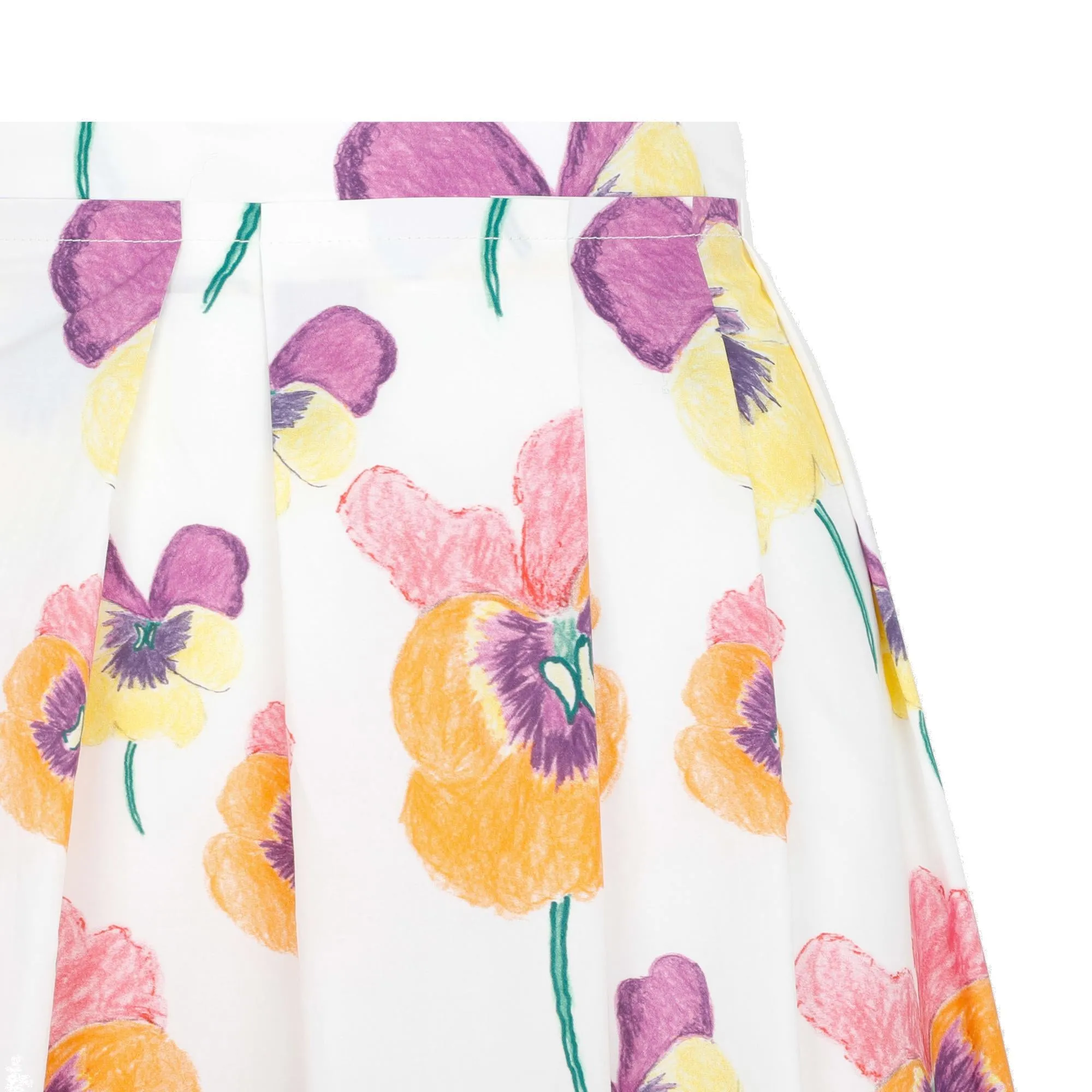 Marni Floral Printed Midi Skirt