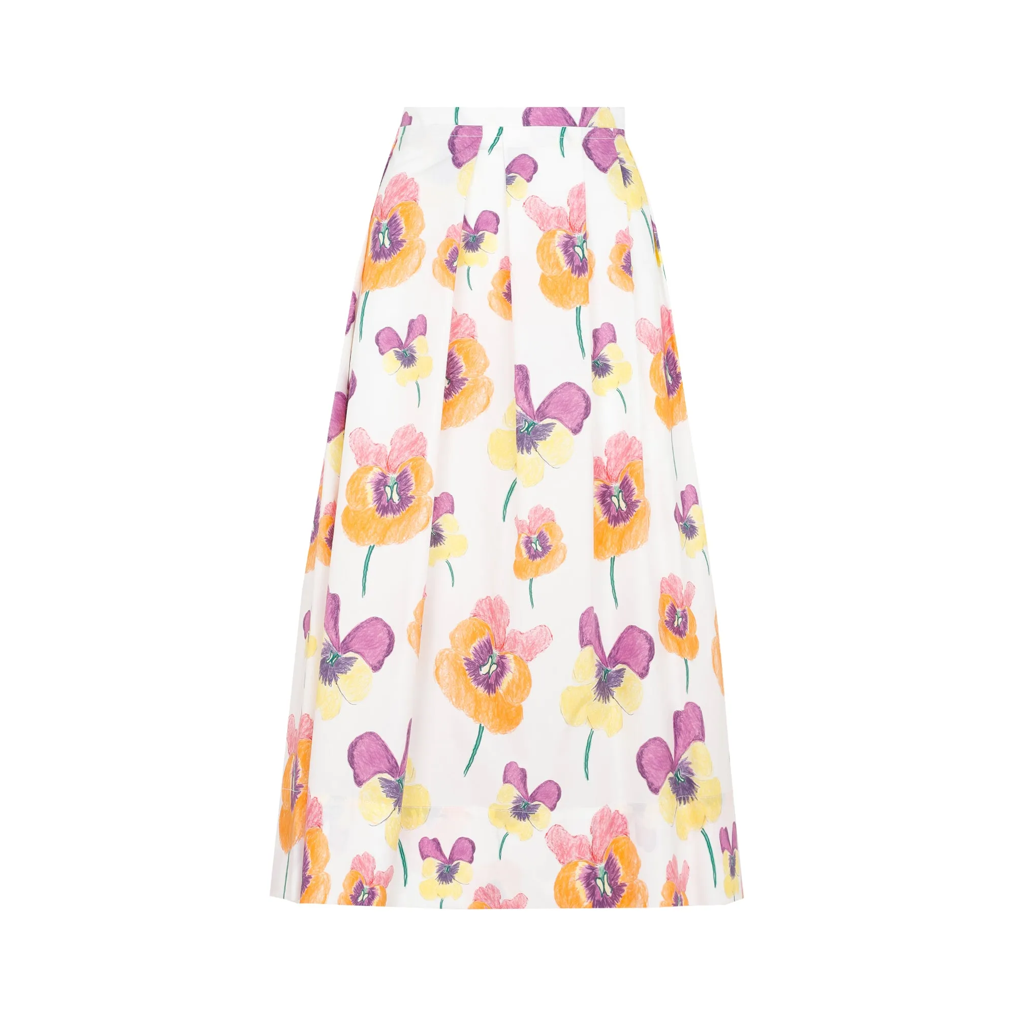 Marni Floral Printed Midi Skirt