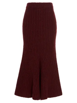Marni High Waist Flared Skirt