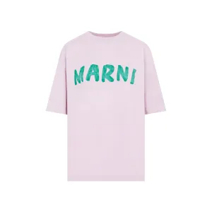 Marni Logo Printed Crewneck T-Shirt