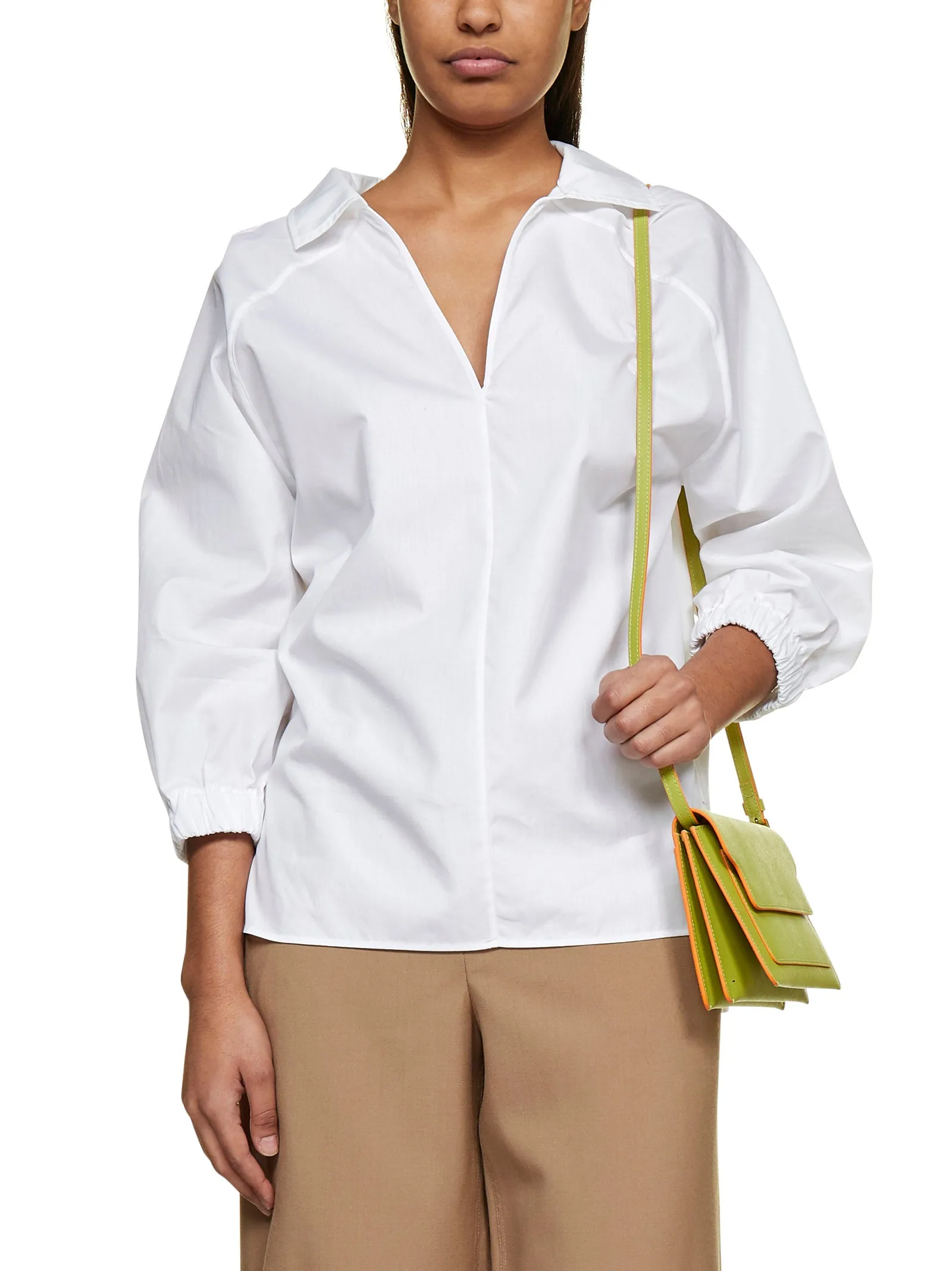 Marni Straight Hem V-Neck Shirt