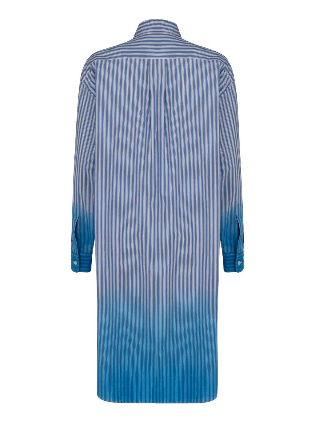 Marni Striped Long-Sleeved Shirt Dress