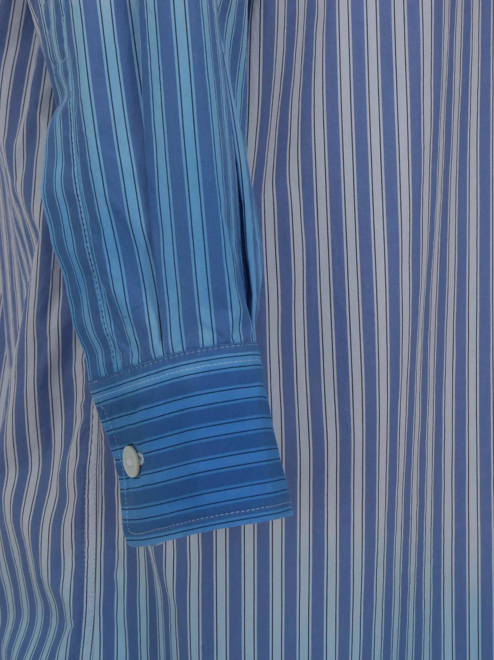 Marni Striped Long-Sleeved Shirt Dress