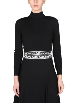 Michael Michael Kors Cropped Knitted Top
