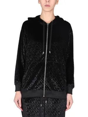 Michael Michael Kors Monogram Drawstring Hoodie