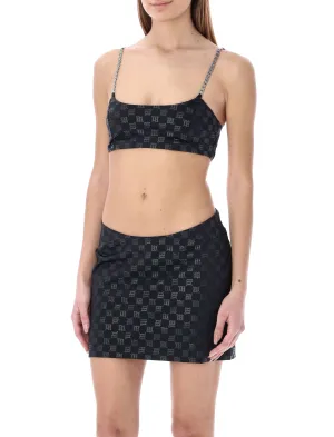 Misbhv Monogram Tyra Bralette Top
