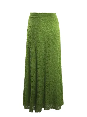 Missoni Flared Knitted Midi Skirt