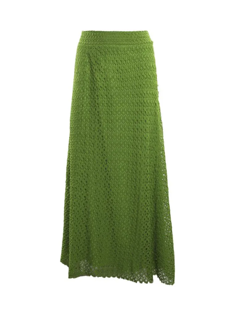 Missoni Flared Knitted Midi Skirt