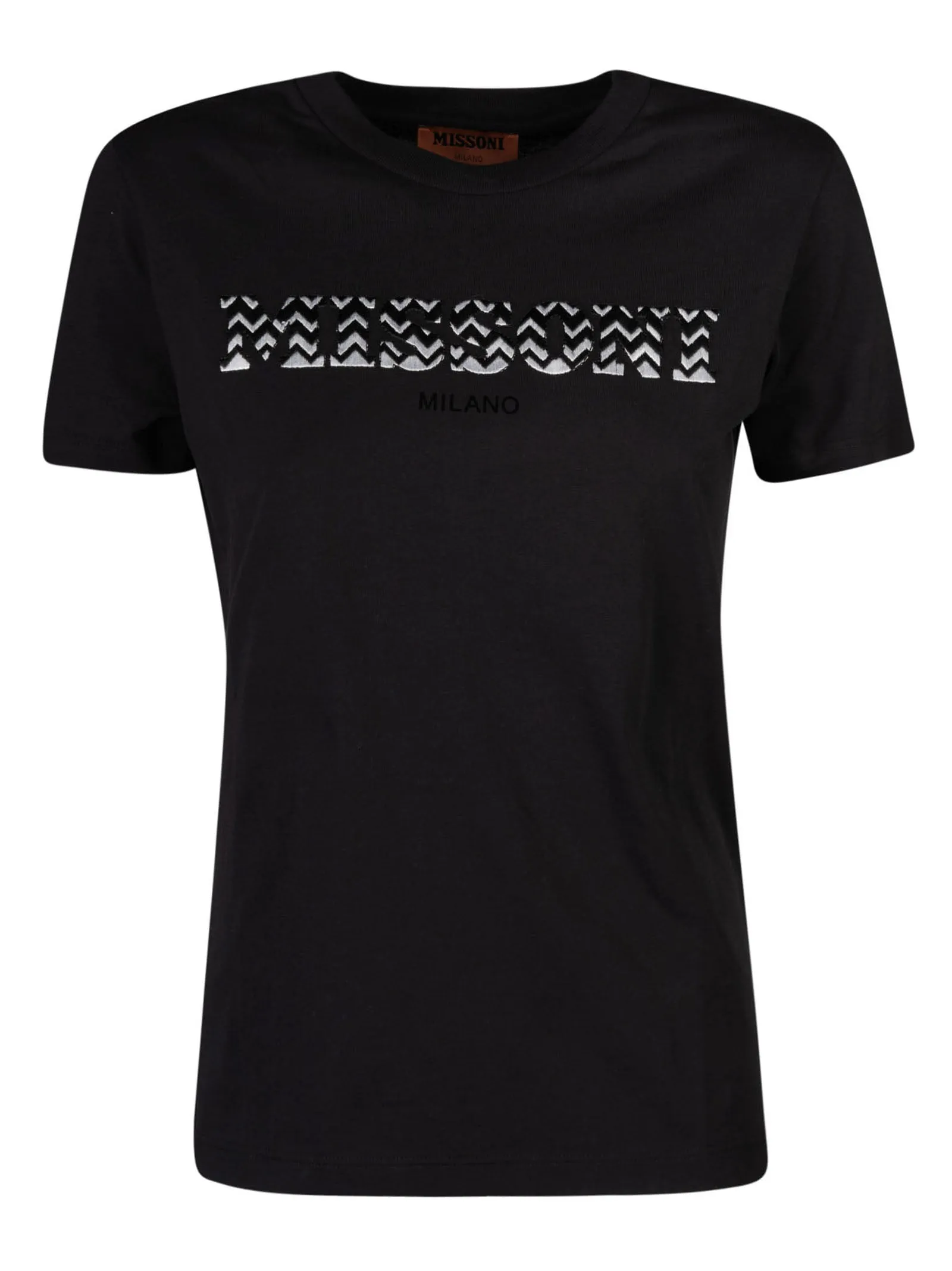 Missoni Logo-Embroidered Crewneck T-Shirt
