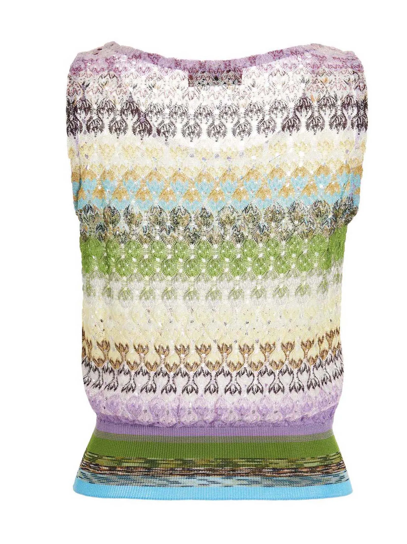Missoni Sleeveless Striped Tank Top
